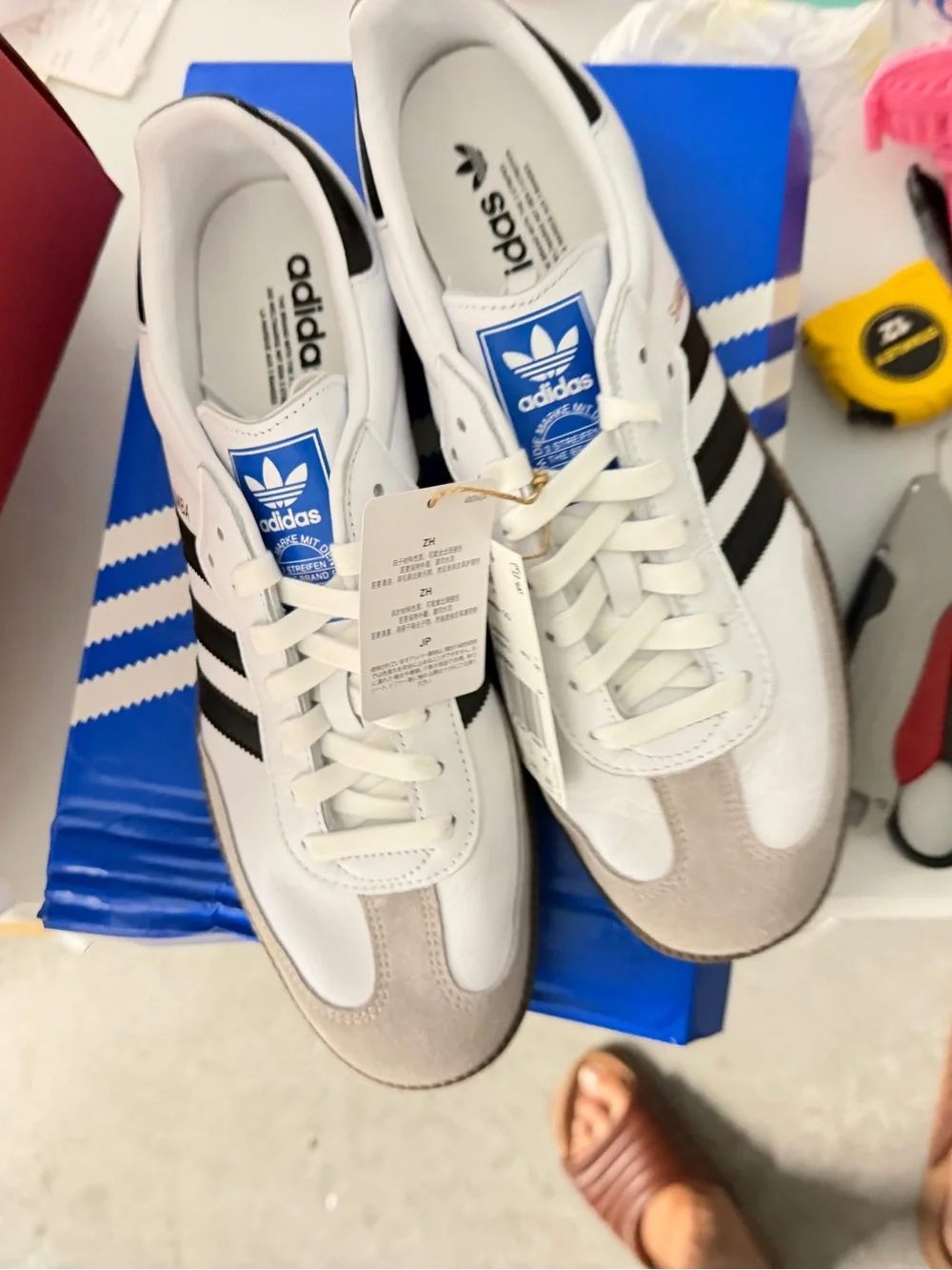 adidas Saba OG men’s 11 1/2 white new inbox 5006